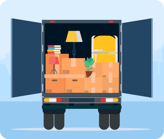 loaded truck